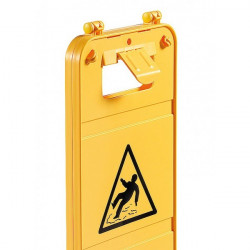 Panneau 2 parties ATTENTION SOL GLISSANT