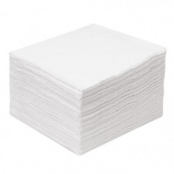 Serviette 38 x 38cm - 2 plis - Blanc