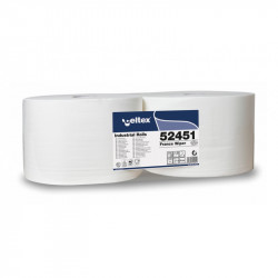 Bobine industrielle  - 2 plis - Blanc  - 1500 Formats