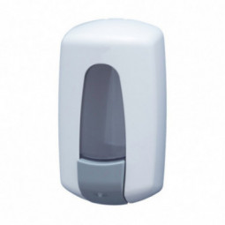 Distributeur de savon à remplissage 1L Dimensions : 13 x 9,5 x 23,3 cm