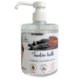 Crème mains écologique parfum Fleur de lin à base d’ingrédients d’origine végétale, avec un doux parfum fleur de lin