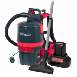 Aspirateur dorsal RSB150NX NUMATIC à batterie 6L avec une batterie et un chargeur