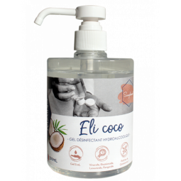 Gel hydroalcoolique Coco désinfectant parfumé en pouss mouss de 500ml