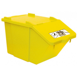 Container PICK-UP 45 Litres pour le tri des déchets jaune " plastique "