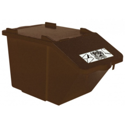 Container PICK-UP 45 Litres pour le tri des déchets marron " dechets organiques "