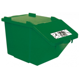 Container PICK-UP 45 Litres pour le tri des déchets vert " verre "