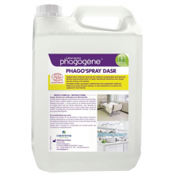 PHAGO’SPRAY DASR désinfectant sans rinçage hydro-alcoolique pour la désinfection des surfaces 5L