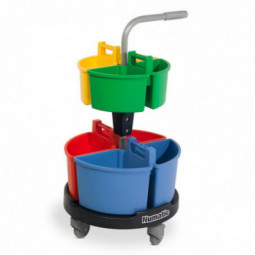 Chariot NUMATIC NC4G ReFlo avec 4 rangements compartimentés amovibles (2x5L + 2x2L)