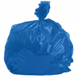 Sacs poubelles bleu 50L - Carton de 500