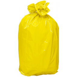 Sacs poubelles jaune 50L - Carton de 500