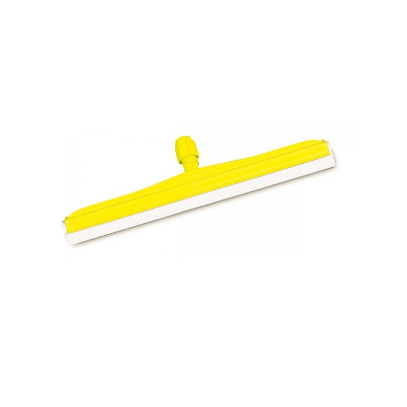 Raclette sols 55cm alimentaire HACCP support en polypropylène, lame blanche. S’adapte sur manche réf. BMA007