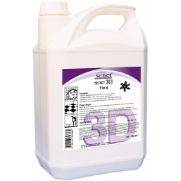 SENET 3D Floral 5L Détergent surodorant désinfectant pour sols et surfaces lavables