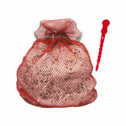 Filet lavage rouge 30 L FEROUFAC 100% polyester chariot ramassage linge FILMOP