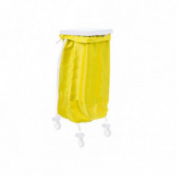 Sac a linge 65 L uni jaune 170g m2 chariot ramassage linge FILMOP