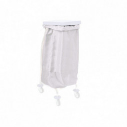 Sac a linge 65 L uni blanc 170g m2 chariot ramassage linge FILMOP