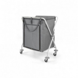 Chariot ramassage linge pliable avec sac 200 L FILMOP