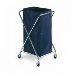 Porte sacs métal pliable chromé 150 L FILMOP