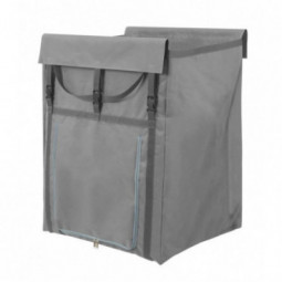 Sac en toile plastifiée 200 L avec ouverture frontale pour chariots ramassage linge en “X” pliables FILMOP