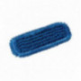 Frange speedy 40 cm microfibre bleu fils bouclés à languettes pour support pliant FILMOP