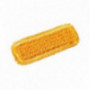 Frange speedy 40 cm microfibre jaune fils bouclés à languettes pour support pliant FILMOP
