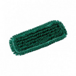 Frange speedy 40 cm microfibre vert fils bouclés à languettes pour support pliant FILMOP