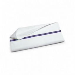 Sac a linge bande bleu portefeuille en toile polyester 70 L FILMOP