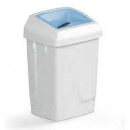 Poubelle container 50 L ATLAS FIT couvercle oval bleu collecte papier FILMOP