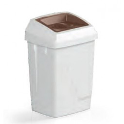 Poubelle container 50 L ATLAS FIT couvercle bouchon marron collecte dechets organiques FILMOP