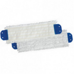 Frange à languettes microfibre 40 cm speedy fils bouclés dos polyester FILMOP