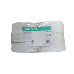 Papier Hygiénique MAXI JUMBO 2 plis blanc 250M - Lot de 6