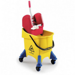 Seau de lavage monobac JUMPY 30 Litres avec presse a machoires FILMOP