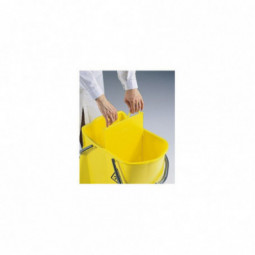 Seau de lavage bi-bacs SPIDER 2 x 8 L avec presse a plat sans fond FILMOP