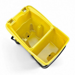 Seau de lavage bi-bacs TWICE 14 + 16 Litres avec presse a rouleau FILMOP