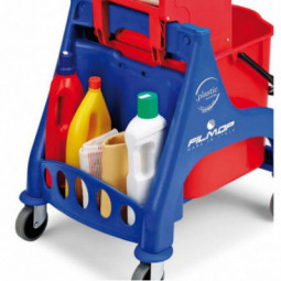 Chariot de lavage Monobac ORION 1 X 15 Litres avec timon et presse a machoires FILMOP