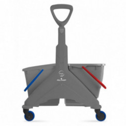 Chariot lavage OneFred 2 x 25L avec timon latéral sans presse FILMOP