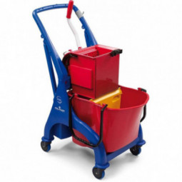 Chariot lavage compact VEGA 302 avec presse a plat sans fond FILMOP