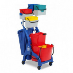 Chariot lavage compact VEGA 306 avec presse a plat sans fond FILMOP