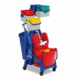 Chariot lavage compact VEGA 306 presse a machoires FILMOP