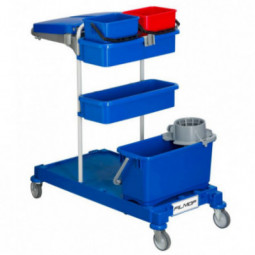 Chariot lavage MORGAN 1500 système Faubert roues 125mm FILMOP