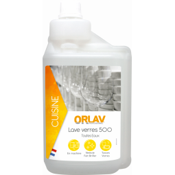 Lave-verres 500 liquide est un produit d’hygiène développé pour le lavage de la verrerie en machine