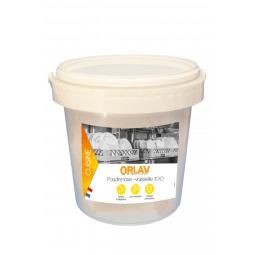 Poudre lave-vaisselle 100 ORLAV produit d’hygiène développé pour le lavage de la vaisselle en machine ménagère ou industrielle