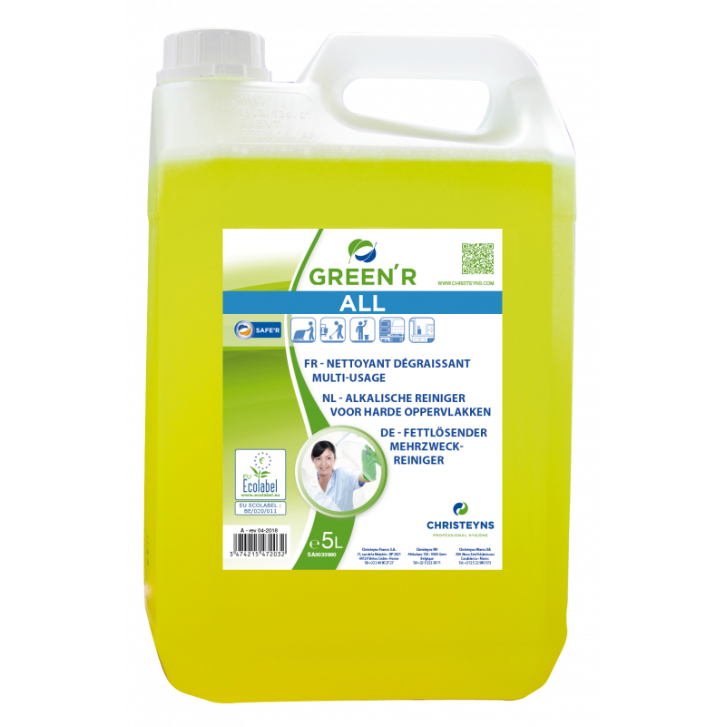 Crème à récurer Ecolabel GREEN'R - Flacon de 1L 