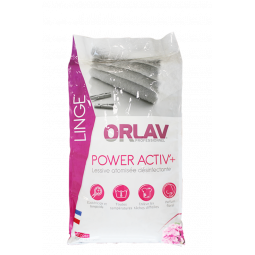 Power Activ'+ est une lessive désinfectante poudre atomisée destinée au lavage et à la désinfection.