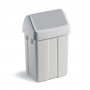 Poubelle FLIP FLAP 25L en polypropylène, couvercle basculant