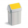Poubelle FLIP FLAP 25L en polypropylène, couvercle basculant