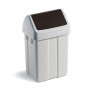 Poubelle FLIP FLAP 25L en polypropylène, couvercle basculant