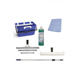 Kit nettoyage des vitres professionnel 18L- 10 éléments
