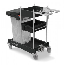 Chariot de ménage nettoyage NUMATIC SM1705 avec support autolaveuse 244NX