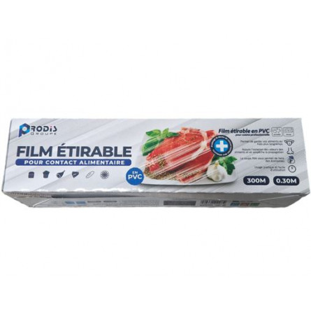 Film alimentaire 30 cm professionnel avec boite distributrice 300 mètres