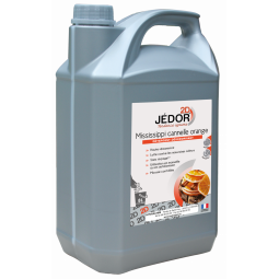 JEDOR 2D Mississippi Cannelle Orange . Détergent sols et surface surodorant - 5L